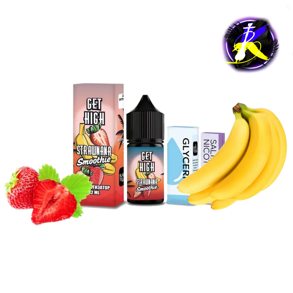 Набор для самозамеса Get High Strawnana Smoothie (Стравнана Смузи, 50 мг, 30 мл)