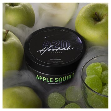 Табак 420 Apple Squirt (Яблочные Конфеты, 40 г) 18114 - фото интернет-магазина Кальянер