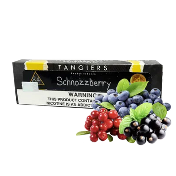 Тютюн Tangiers Noir Schnozzberry (Шноззберрі, 250 г) Чорна упаковка   21707 - фото інтернет-магазина Кальянер