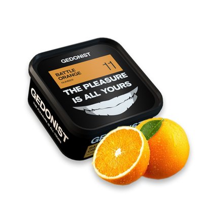 Тютюн Gedonist Battle Orange (Апельсин, 200 г) 21954 - фото інтернет-магазина Кальянер