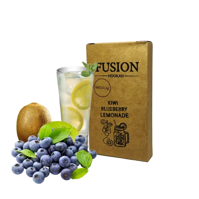 Тютюн Fusion Medium Kiwi Blueberry Lemonade (Лимон Ківі Голубика, 100 г)   20926 - фото інтернет-магазина Кальянер