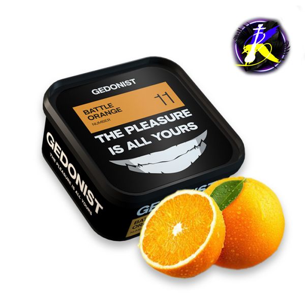 Тютюн Gedonist Battle Orange (Апельсин, 200 г) 21954 - фото інтернет-магазина Кальянер