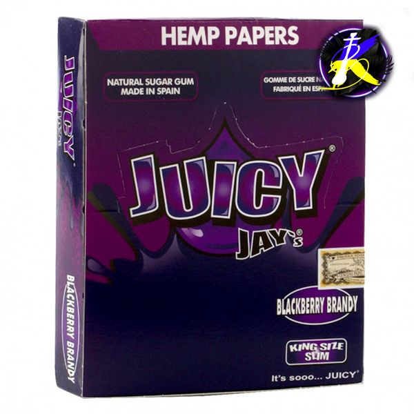 Бумага для самокруток King Size Juicy Jays Blackberry Brandy 54724 - фото интернет-магазина Кальянер