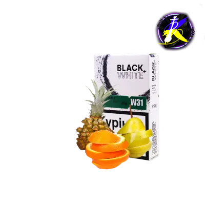Табак Black&White Green Parrot (мультифрукт, 40 г)   9880 - фото интернет-магазина Кальянер