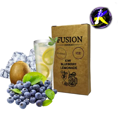 Табак Fusion Classic Ice Kiwi Blueberry Lemonade (Лимон Киви Голубика Лёд, 100 г)   20921 - фото интернет-магазина Кальянер