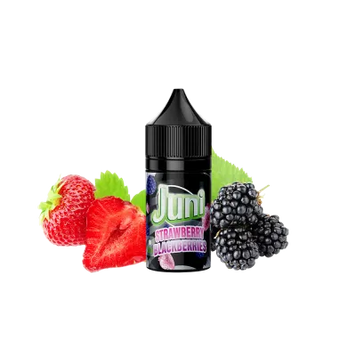 Жидкость Juni Silver Ice Strawberry Blackberries (Клубника Ежевика, 50 мг, 30 мл) 20354 - фото интернет-магазина Кальянер