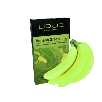 Табак Loud Bananagreen (Бананагрин, 100 г)   8271 - фото интернет-магазина Кальянер