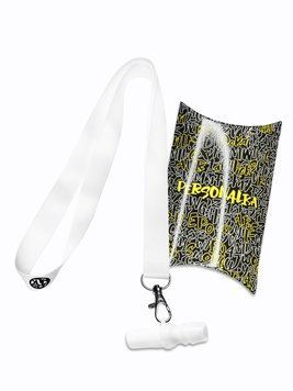 Персональний мундштук Personalka Poly White 20 mm k060 - фото інтернет-магазина Кальянер