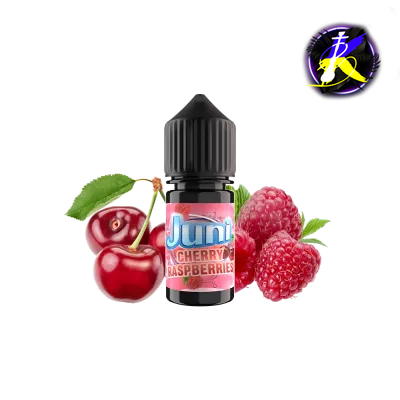 Рідина Juni Salt Cherry Raspberry (Вишня Малина, 50 мг, 30 мл) 20406 - фото інтернет-магазина Кальянер