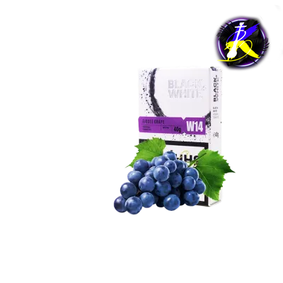 Тютюн Black&White Riddle grape (виноград, 40 г)   9863 - фото інтернет-магазина Кальянер