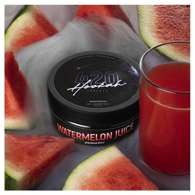 Табак 420 Watermelon Juice (Арбузный Сок, 250 г) 6566 - фото интернет-магазина Кальянер