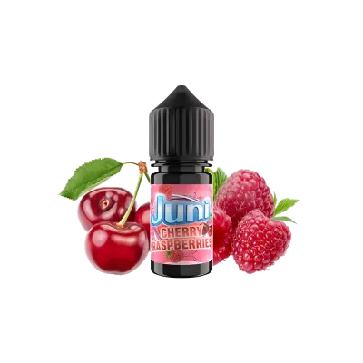 Рідина Juni Salt Cherry Raspberry (Вишня Малина, 50 мг, 30 мл) 20406 - фото інтернет-магазина Кальянер