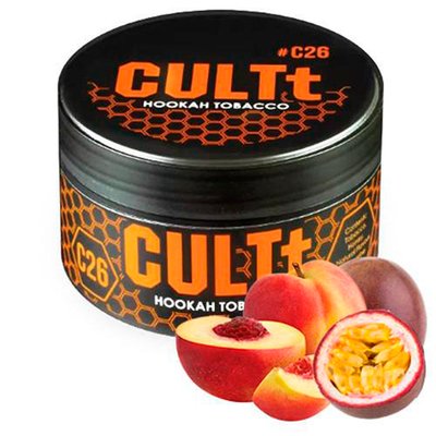 Тютюн CULTt C26 Passion Fruit Peach 100 г 3372 - фото інтернет-магазина Кальянер