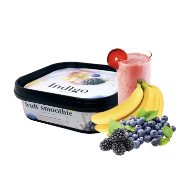 Кальянная чайная смесь Indigo Smoke Fruit smoothie (Фруктовый смузи, 100 г)   9681 - фото интернет-магазина Кальянер