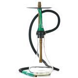 Кальян Alpha Hookah Model S Replica Green з колбою Drop Clear 45 см 2522 - фото інтернет-магазина Кальянер