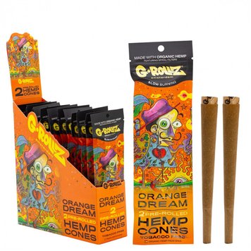 Бумага для самокруток G-ROLLZ - 2x Passion Fruit Flavored Pre-Rolled Hemp Cones 34721 - фото інтернет-магазина Кальянер