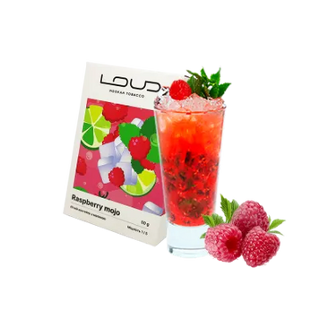 Тютюн Loud Light Raspberry mojo (Малиновий Мохіто, 50 г)   21374 - фото інтернет-магазина Кальянер