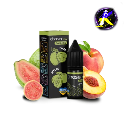 Рідина Chaser Mix Guava Peach Balance (Гуава Персик, 50 мг, 10 мл) 20821 - фото інтернет-магазина Кальянер