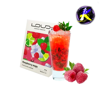 Тютюн Loud Light Raspberry mojo (Малиновий Мохіто, 50 г)   21374 - фото інтернет-магазина Кальянер