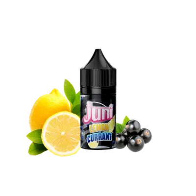 Рідина Juni Silver Ice Lemon Currant (Смородина лимон, 50 мг, 30 мл) 20351 - фото інтернет-магазина Кальянер