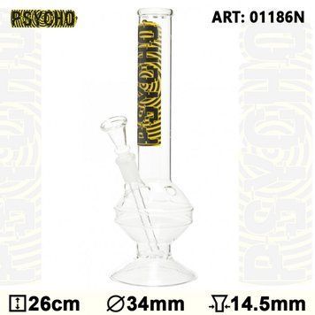 БОНГ СТЕКЛЯННЫЙ GLASS PSYCHO BOUNCER 88301 - фото интернет-магазина Кальянер