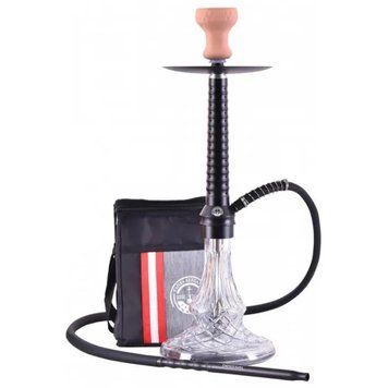 Кальян з сумкою Yahya Spray Mini Black 60 см 3081 - фото интернет-магазина Кальянер