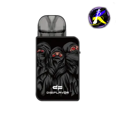 GeekVape Digiflavor Digi-U 1000 Ninja dark (Чорний, з картриджем) Багаторазовий POD 05971 - фото інтернет-магазина Кальянер