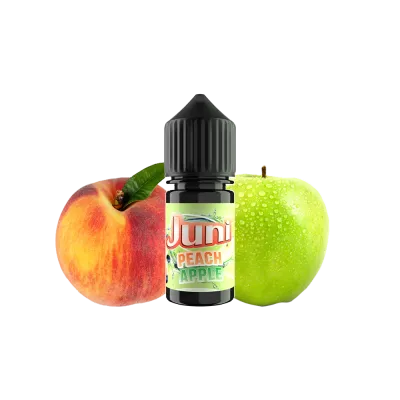 Рідина Juni Salt Peach Apple (Персик Яблуко, 50 мг, 30 мл) 20411 - фото інтернет-магазина Кальянер