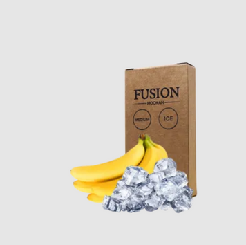 Тютюн Fusion Medium Ice Banana (Банан Льод, 100 г) 3857 - фото інтернет-магазина Кальянер