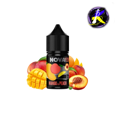 Рідина Chaser Nova Mango&Peach (Манго Персик, 50 мг, 30 мл) 20194 - фото інтернет-магазина Кальянер