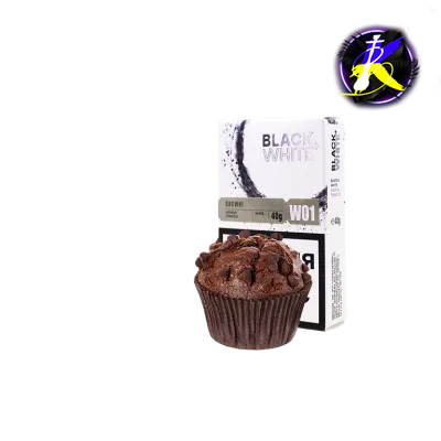 Тютюн Black&White Brownie (брауні, 40 г)   9850 - фото інтернет-магазина Кальянер