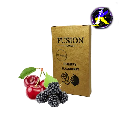 Табак Fusion Classic Cherry Blackberry (Вишня Ежевика, 100 г)   20913 - фото интернет-магазина Кальянер