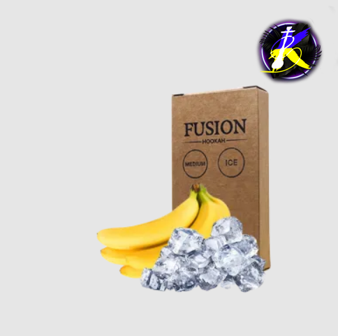 Тютюн Fusion Medium Ice Banana (Банан Льод, 100 г) 3857 - фото інтернет-магазина Кальянер