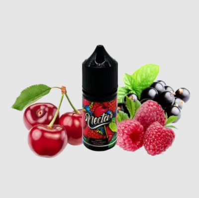 Рідина Nectar Cherry black currant raspberry (Смородина вишня Малина, 50 мг, 30 мл) 22702 - фото інтернет-магазина Кальянер