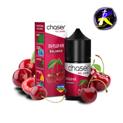 Рідина Chaser Cherry Balance (Вишня, 50 мг, 30 мл) 245622 - фото интернет-магазина Кальянер