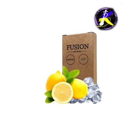 Табак Fusion Medium Ice Lemon (Лимон Лёд, 100 г)   3866 - фото интернет-магазина Кальянер