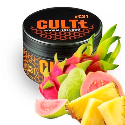 Тютюн CULTt C31 Pitaya Guava Pineapple 100 г 3376 - фото интернет-магазина Кальянер