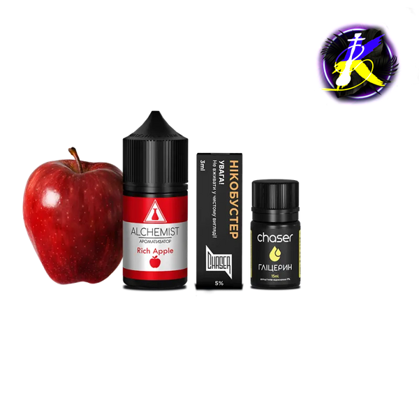 Набір для самозамісу Alchemist Salt Rich Apple (Річ Епл, 50 мг, 30 мл) 21551 - фото інтернет-магазина Кальянер