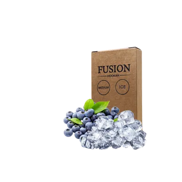 Тютюн Fusion Medium Ice Blueberry (Чорниця Льод, 100 г)   3863 - фото інтернет-магазина Кальянер