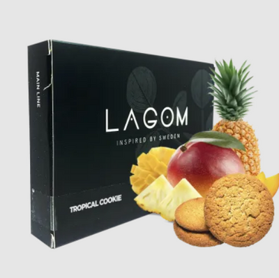 Тютюн Lagom Main Tropical Cookie (Тропічне Печиво, 200 г) 22546 - фото інтернет-магазина Кальянер