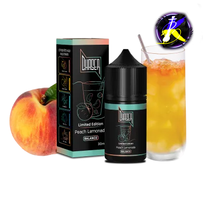 Рідина Chaser Black Peach Lemonade Limited Balance (Персиковий лимонад, 60 мг, 30 мл) 24678 - фото інтернет-магазина Кальянер