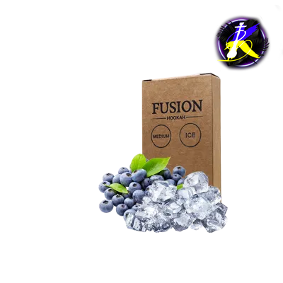 Тютюн Fusion Medium Ice Blueberry (Чорниця Льод, 100 г)   3863 - фото інтернет-магазина Кальянер