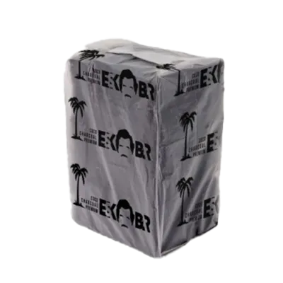 Кокосовый уголь для кальяна Eskobar (1 кг, 72 шт, р25, без коробки) 9471 - фото интернет-магазина Кальянер