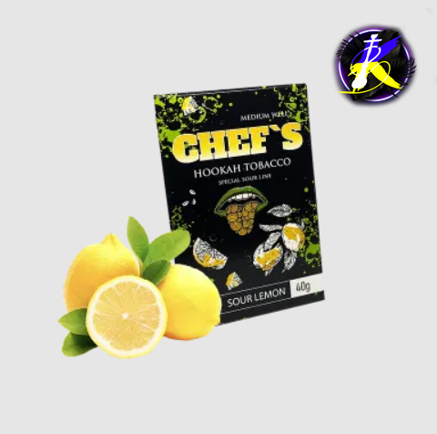 Тютюн Chefs Sour Lemon (Кислий Лимон, 40 г) 20178 - фото інтернет-магазина Кальянер
