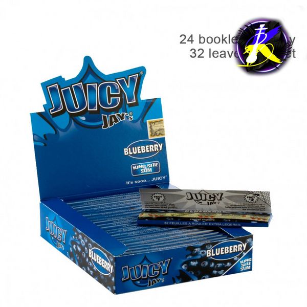 Бумага для самокруток King Size Juicy Jays Blueberry 457454 - фото интернет-магазина Кальянер