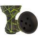 Чаша для кальяну Gusto Bowls Killa Bowls Black Glaze Green 55552 - фото інтернет-магазина Кальянер