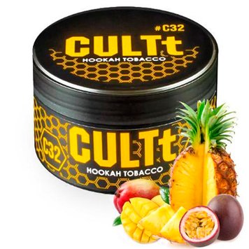 Тютюн CULTt C32 Mango Passion Fruit Pineapple 100 г 3377 - фото интернет-магазина Кальянер