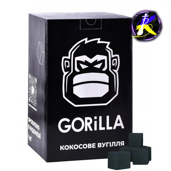 Кокосовый уголь Gorilla 1кг 4621 - фото интернет-магазина Кальянер