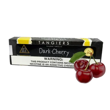 Табак Tangiers Noir Dark Cherry (Дарк черри, 250 г) Чёрная упаковка   21696 - фото интернет-магазина Кальянер