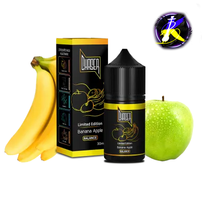 Рідина Chaser Black Banana Apple Limited Balance (Банан Яблуко, 60 мг, 30 мл) 24221 - фото інтернет-магазина Кальянер